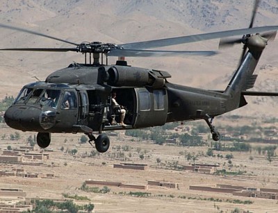 Black hawk helicopter